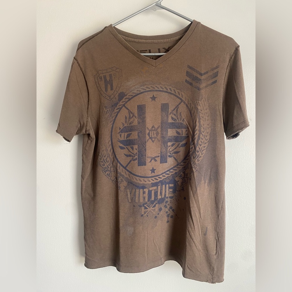 Helix Tan Graphic Short Sleeve Tee